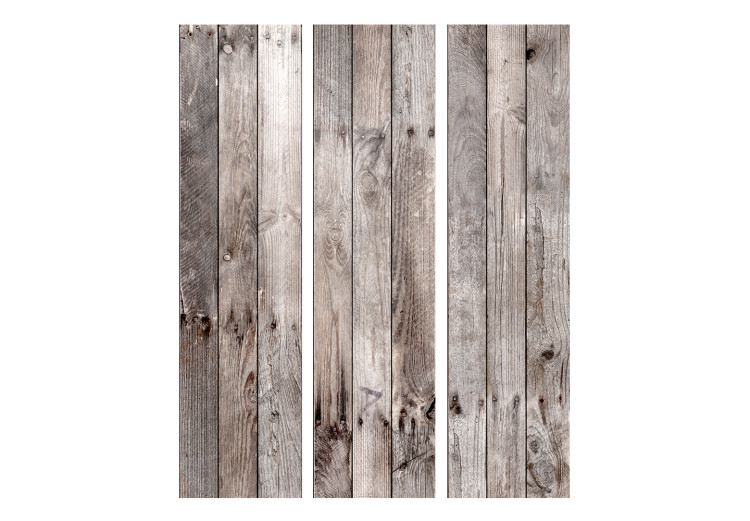 DESIGN DELIGHTS Tekea - Paravento in legno di teak, 130 x 80 cm, beige