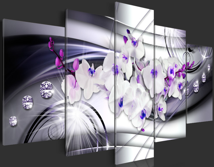 Stampa su vetro acrilico Coolness of Orchid [Glass] 92393 additionalImage 6