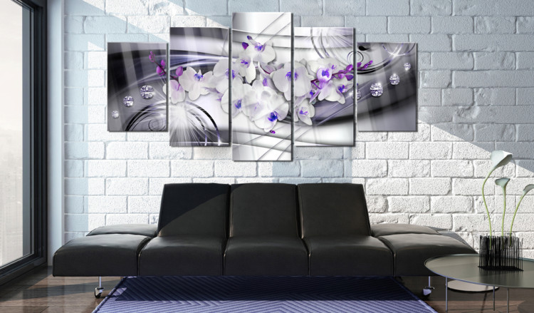 Stampa su vetro acrilico Coolness of Orchid [Glass] 92393 additionalImage 3