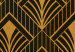 Carta da parati Grotte dorate - modello geometrico su sfondo scuro 143204 additionalThumb 3