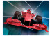Carta da parati moderna Gare automobilistiche - auto rossa da Formula 1 per adolescenti 61134 additionalThumb 1