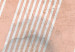 Carta da parati Onda simmetrica - Astrazione in forme geometriche su uno sfondo rosa 135864 additionalThumb 3