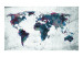 Carta da parati World map on the wall 97074 additionalThumb 1