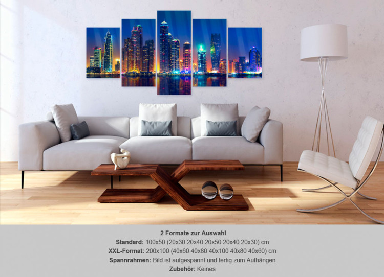 Stampa su vetro acrilico Nights in Dubai [Glass] 92505 additionalImage 7
