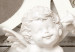 Quadro su tela Angeli affascinanti (3 pezzi) - sculture, sfondo legnoso retrò 94835 additionalThumb 5