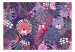 Carta da parati moderna Giungla - motivo animale per bambini su sfondo viola e rosa 143575 additionalThumb 1