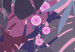 Carta da parati moderna Giungla - motivo animale per bambini su sfondo viola e rosa 143575 additionalThumb 7