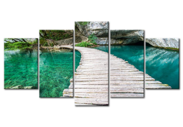 Quadro su tela Lago color turchese - Mare - Paesaggi - Quadri