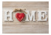 Carta da parati moderna Home Heart (Red) 125046 additionalThumb 1