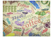 Carta da parati moderna La fragranza del caffè - motivo del caffè con scritte colorate 60217 additionalThumb 1