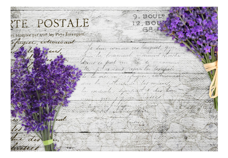 Carta da parati moderna Lavender postcard 97017 additionalImage 1