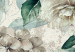 Carta da parati Piante in stile retrò - fiori nei toni del verde su sfondo chiaro 143837 additionalThumb 3
