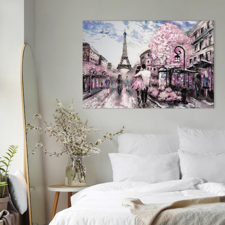 Quadro su tela Parigi rosa - Parigi - Città - Quadri