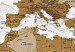 Carta da parati moderna Mappa del mondo: Oceani Bianchi 94377 additionalThumb 3