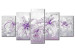 Quadro in vetro acrilico Purple Graces [Glass] 92518 additionalThumb 2