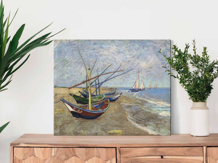 Quadro d'autore il mare di Van Gogh riproduzione su tela
