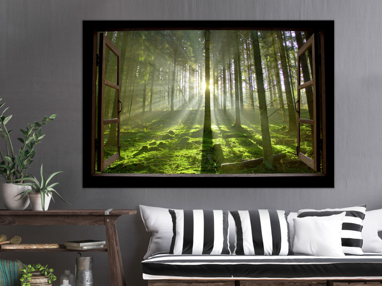 Quadro moderno Dawn in the Forest (1 Part) Wide 125019 additionalImage 3