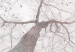 Carta da parati Nebbia - corona di albero in bianco con elementi rosa 143449 additionalThumb 4