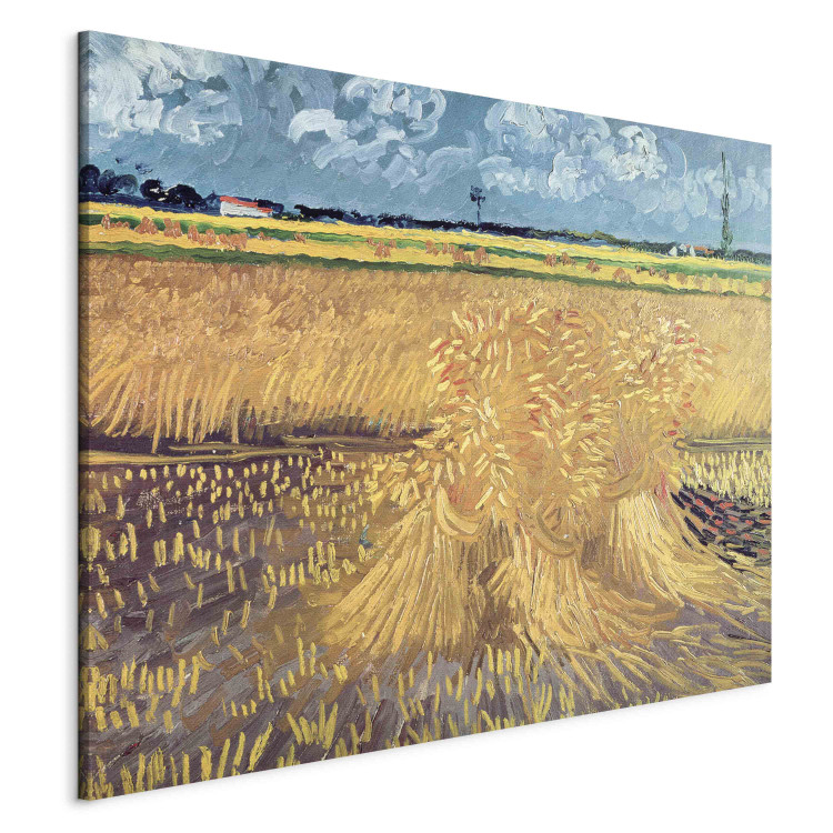 Riproduzione Wheatfield with Sheaves 154159 additionalImage 2